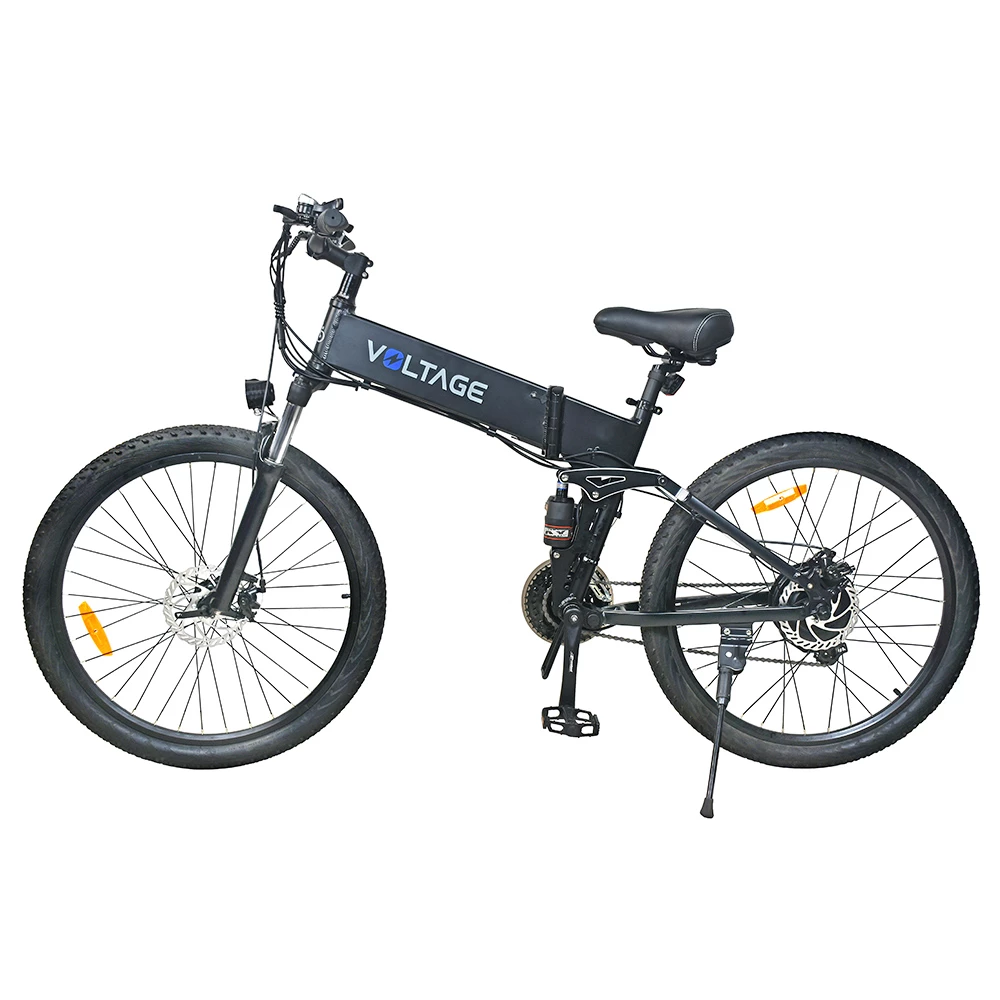 KAISDA K1-V Electric Bike 26 Inch Foldable Mountain Bike 250W Motor 25Km/h Max Speed 36V 10.4Ah Battery 70KM Max Range 120KG Max Load - Black 6 KAISDA K1-V Electric Bike 26 Inch Foldable Mountain Bike 250W Motor 25Km/h Max Speed 36V 10.4Ah Battery 70KM Max Range 120KG Max Load - Black - Image 4