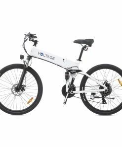 KAISDA K1-V Electric Bike 26 Inch Foldable Mountain Bike 250W Motor 25Km/h Max Speed 36V 10.4Ah Battery 70KM Max Range 120KG Max Load - White
