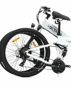 KAISDA K1-V Electric Bike 26 Inch Foldable Mountain Bike 250W Motor 25Km/h Max Speed 36V 10.4Ah Battery 70KM Max Range 120KG Max Load - White -rockbros-shop kaisda k1 v electric bike 26 inch mountain bike white 5ae221 1658145803215