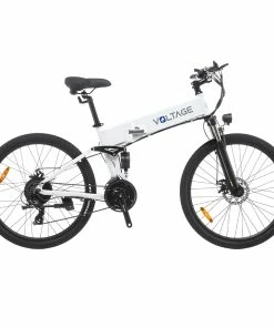 KAISDA K1-V Electric Bike 26 Inch Foldable Mountain Bike 250W Motor 25Km/h Max Speed 36V 10.4Ah Battery 70KM Max Range 120KG Max Load - White -rockbros-shop kaisda k1 v electric bike 26 inch mountain bike white badae5 1658145803004