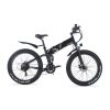 KAISDA K3 26*4.0 Inch Fat Tire Off-road Folding Electric Moped Folding Bike Mountain Bicycle 500W Motor SHIMANO 7-Speeds Derailleur LCD Display 10Ah Battery Max Speed 32km/h Aluminum Alloy Frame - Black -rockbros-shop kaisda k2 20 inch fat tire 500w folding electric moped bike grey 1629107066793