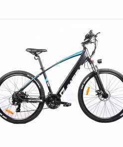 KAISDA K4 27.5 Inch Electric Moped Folding Bike 350W Motor SHIMANO 21-Speeds Derailleur LCD Display 10.4Ah Battery Max Speed 32km/h Aluminum Alloy Frame - Black