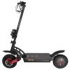 KUGOO G-Booster Folding Electric Scooter 10 Inch Tires 2*800W Dual Motors 3 Speed Modes Max 55Km/h Speed 48V 23AH Battery For 85KM Range Max Load 120KG Dual Disc Brakes With Seat - Black -rockbros-shop kugoo g booster electric scooter black 1574132343827