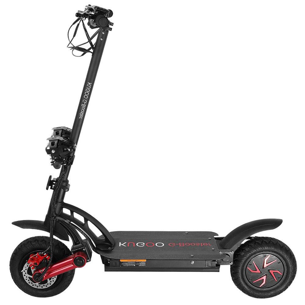 KUGOO G-Booster Folding Electric Scooter 10 Inch Tires 2*800W Dual Motors 3 Speed Modes Max 55Km/h Speed 48V 23AH Battery for 85KM Range Max Load 120KG Dual Disc Brakes with Seat - Black KUGOO G-Booster Folding Electric Scooter 10 Inch Tires 2*800W Dual Motors 3 Speed Modes Max 55Km/h Speed 48V 23AH Battery For 85KM Range Max Load 120KG Dual Disc Brakes With Seat - Black -rockbros-shop kugoo g booster electric scooter black 1574132343827
