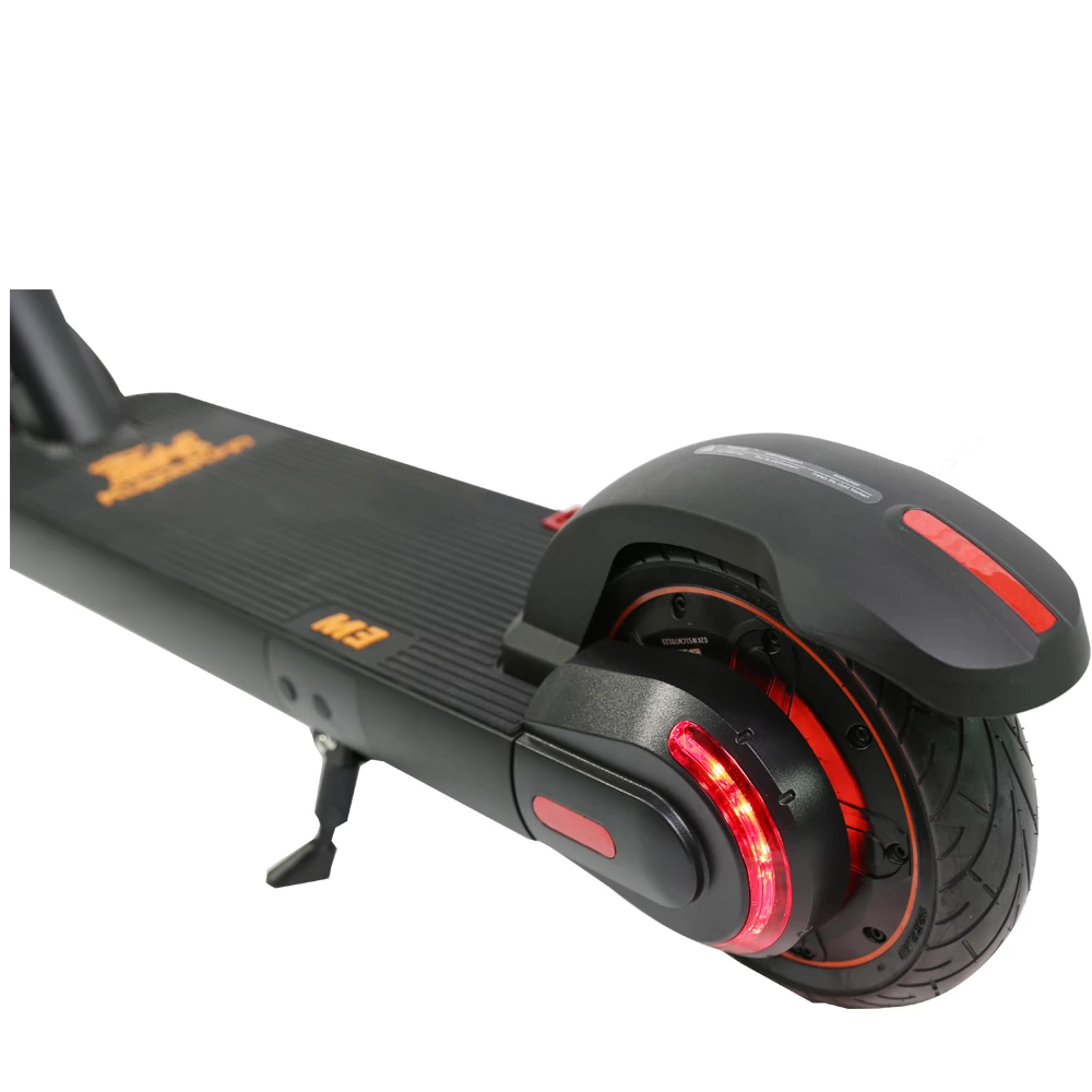 KugooKirin M3 Folding Electric Scooter 10" Tire 500W Motor Max Speed 40km/h Max 40km Range 13Ah Battery BMS LCD Display Front Drum Brake Rear E-Brake LED Light Support NFC Card Built-in 4-Digit Combination Chain Lock - Black 8 KugooKirin M3 Folding Electric Scooter 10" Tire 500W Motor Max Speed 40km/h Max 40km Range 13Ah Battery BMS LCD Display Front Drum Brake Rear E-Brake LED Light Support NFC Card Built-in 4-Digit Combination Chain Lock - Black - Image 6