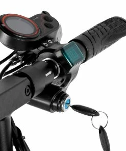 KugooKirin M4 Folding Electric Off Road Scooter 10 Inch Pneumatic Tires 500W Brushless 10Ah Battery Motor 3 Speed Modes Dual Disc Brake Max Speed 45KM/h LED Display 45KM Long Range With Seat - Black -rockbros-shop kugoo m4 folding offroad electric scooter 500w motor 45km range 1593586329617