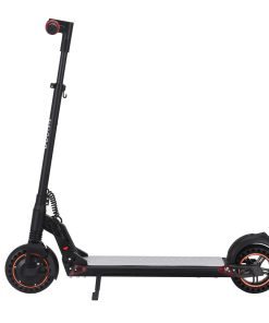 KUGOO S1 Plus 8 Inch Folding Electric Scooter 350W Motor 7.5Ah Clear LCD Display Screen Max 30km/h 3 Speed Modes Max Range Up To 25km Easy Folding - Black