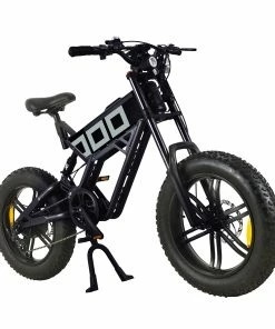 KUGOO T01 Electric Bicycle 48V 500W Motor 13Ah Battery 20*4.0 Inch Fat Tires 38Km/h Max Speed Shimano 7-Speed Gears Hydraulic Brakes 50-65KM Mileage 150KG Load Electric Mountain Bike - Black -rockbros-shop kugoo t01 electric bicycle 20 inch 48v 500w 38km h 13ah battery black 8b2e35 1665658590083