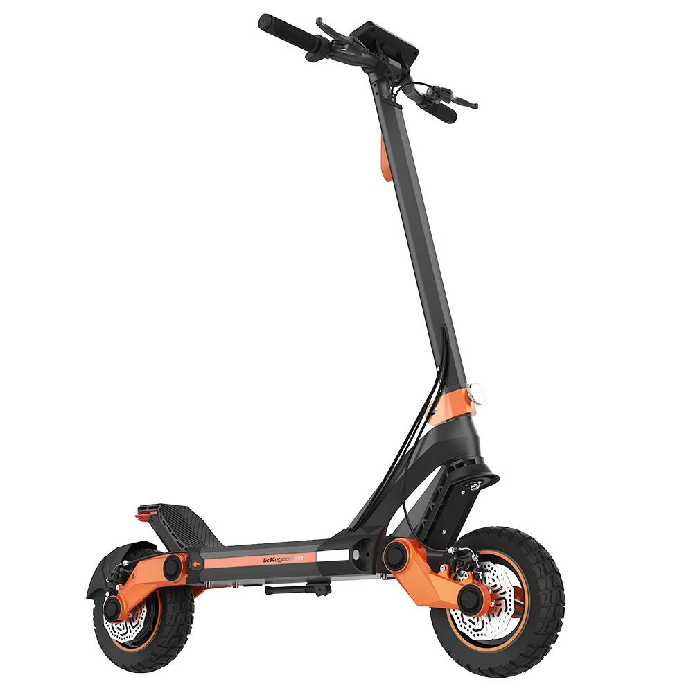 KugooKirin G3 Adventurers Electric Scooter 10.5 Inch 1200W Rear Motor 52V 18Ah Lithium Battery Max Speed 50KM/H Touchable Display Control Panel TPU Suspension System IPX4 - Black 4 KugooKirin G3 Adventurers Electric Scooter 10.5 Inch 1200W Rear Motor 52V 18Ah Lithium Battery Max Speed 50KM/H Touchable Display Control Panel TPU Suspension System IPX4 - Black - Image 2