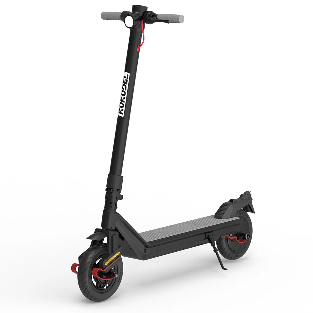 Kukudel 105P Pro Folding Electric Scooter 10 Inch Tire 500W Motor 36V 15Ah Battery Max Speed 25km/h LCD Display 39-46km Long Range Aluminium Alloy Body - Black 6 Kukudel 105P Pro Folding Electric Scooter 10 Inch Tire 500W Motor 36V 15Ah Battery Max Speed 25km/h LCD Display 39-46km Long Range Aluminium Alloy Body - Black - Image 4
