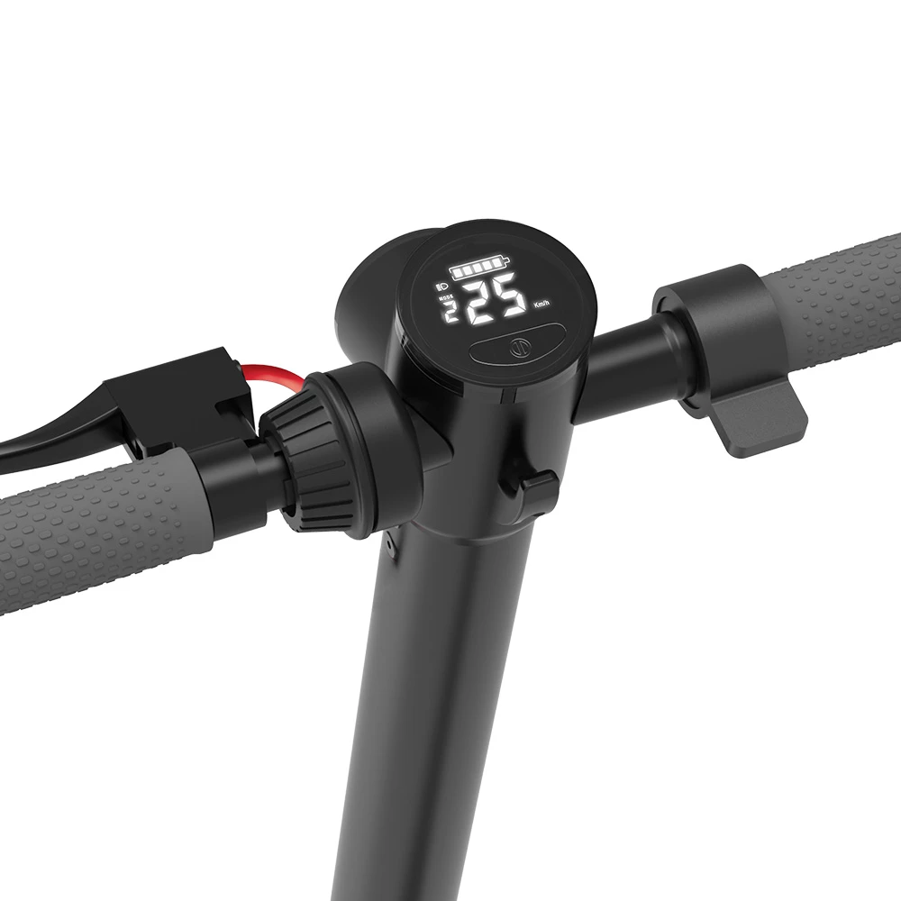 Kukudel 856 Folding Electric Scooter 8.5 Inch Tire 350W Motor 36V 7.5Ah Battery Max Speed 25km/h LCD Display 22-26km Max Range Aluminium Alloy Body - Black 4 Kukudel 856 Folding Electric Scooter 8.5 Inch Tire 350W Motor 36V 7.5Ah Battery Max Speed 25km/h LCD Display 22-26km Max Range Aluminium Alloy Body - Black - Image 2