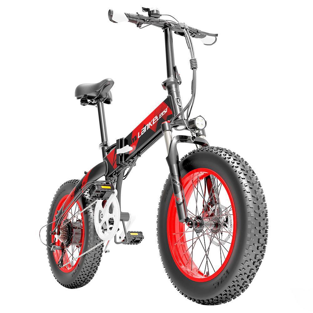 LANKELEISI X2000 PLUS Moped Electric Bike Folding Bike 12.8Ah 48V 1000W 40km/h Max Speed Max Load 150kg - Red LANKELEISI X2000 PLUS Moped Electric Bike Folding Bike 12.8Ah 48V 1000W 40km/h Max Speed Max Load 150kg - Red -rockbros-shop lankeleisi x2000 plus folding electric bike 12 8ah 48v 1000w red 3acd52 1669720990838