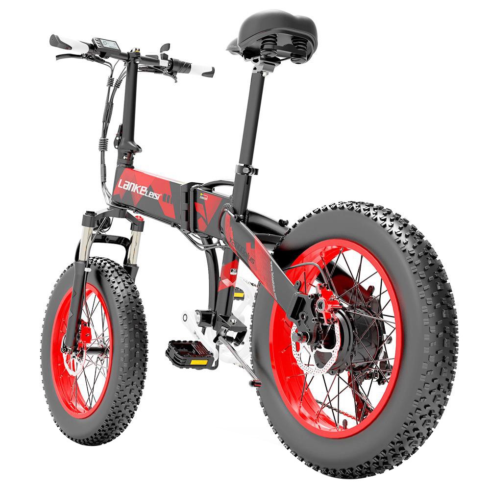LANKELEISI X2000 PLUS Moped Electric Bike Folding Bike 12.8Ah 48V 1000W 40km/h Max Speed Max Load 150kg - Red LANKELEISI X2000 PLUS Moped Electric Bike Folding Bike 12.8Ah 48V 1000W 40km/h Max Speed Max Load 150kg - Red -rockbros-shop lankeleisi x2000 plus folding electric bike 12 8ah 48v 1000w red 4f8486 1669720991059