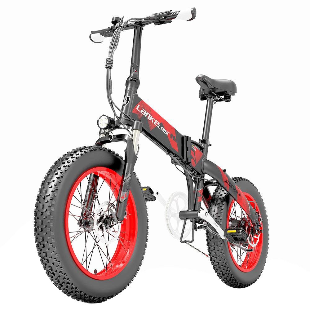 LANKELEISI X2000 PLUS Moped Electric Bike Folding Bike 12.8Ah 48V 1000W 40km/h Max Speed Max Load 150kg - Red LANKELEISI X2000 PLUS Moped Electric Bike Folding Bike 12.8Ah 48V 1000W 40km/h Max Speed Max Load 150kg - Red -rockbros-shop lankeleisi x2000 plus folding electric bike 12 8ah 48v 1000w red 7ac9e7 1669720991061