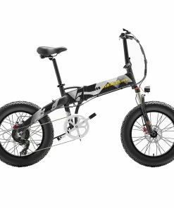 LANKELEISI X2000 PLUS Moped Electric Bike Folding Bike 12.8Ah 48V 1000W 40km/h Max Speed Max Load 150kg - Grey