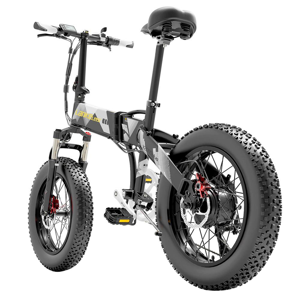 LANKELEISI X2000 PLUS Moped Electric Bike Folding Bike 12.8Ah 48V 1000W 40km/h Max Speed Max Load 150kg - Grey LANKELEISI X2000 PLUS Moped Electric Bike Folding Bike 12.8Ah 48V 1000W 40km/h Max Speed Max Load 150kg - Grey -rockbros-shop lankeleisi x2000 plus moped electric bike 12 8ah 48v 1000w gray d1e0ee 1669721014912