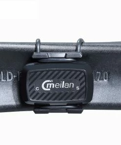 Meilan C1 Bicycle Speed & Cadence Sensor BT4.0 / ANT+ Wireless Connect With LED Light - Black -rockbros-shop meilan c1 bicycle speed and cadence sensor black 1574132356841