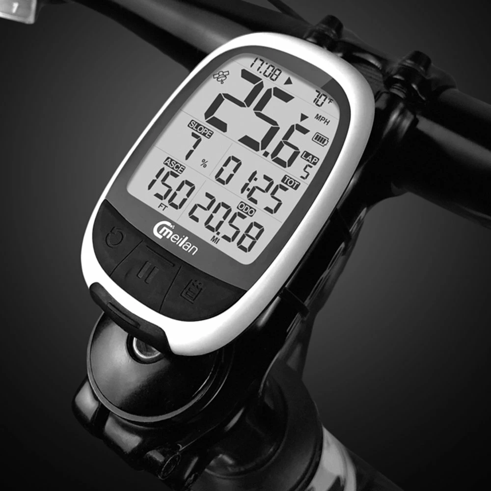 Meilan M2 GPS Bike Computer Waterproof Speedometer Odometer 2.2 Inch FSTN Display Screen - White 6 Meilan M2 GPS Bike Computer Waterproof Speedometer Odometer 2.2 Inch FSTN Display Screen - White - Image 4