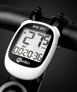 Meilan M3 Mini GPS Bike Computer Waterproof Speedometer Odometer 1.6 Inch Monochrome Display - White -rockbros-shop meilan m3 mini gps bike computer 1 6 inch monochrome display white 1574132928108