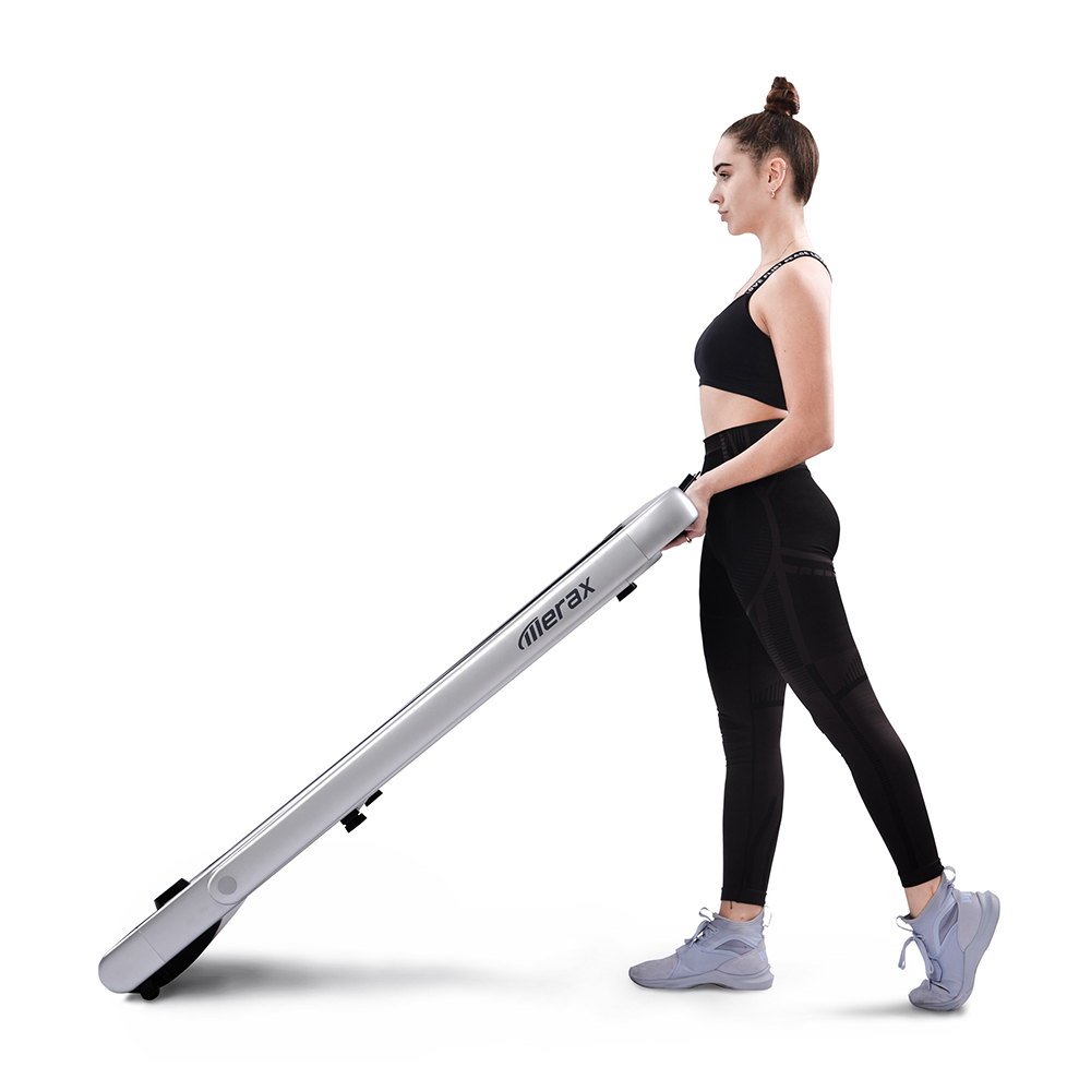 Merax 2.25 HP Electric Folding Treadmill 2-in-1 Running Machine with Remote Control/LED Display Fully Assembled Portable - Silver Merax 2.25 HP Electric Folding Treadmill 2-in-1 Running Machine With Remote Control/LED Display Fully Assembled Portable - Silver -rockbros-shop merax 2 25 hp electric folding treadmill black 1611369803611 3