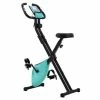 Merax X-Bike Lite Magnetic Foldable Exercise Bike With Padded Seat And LCD Console - Blue -rockbros-shop merax magnetic foldable exercise bike red 1599465658422 1