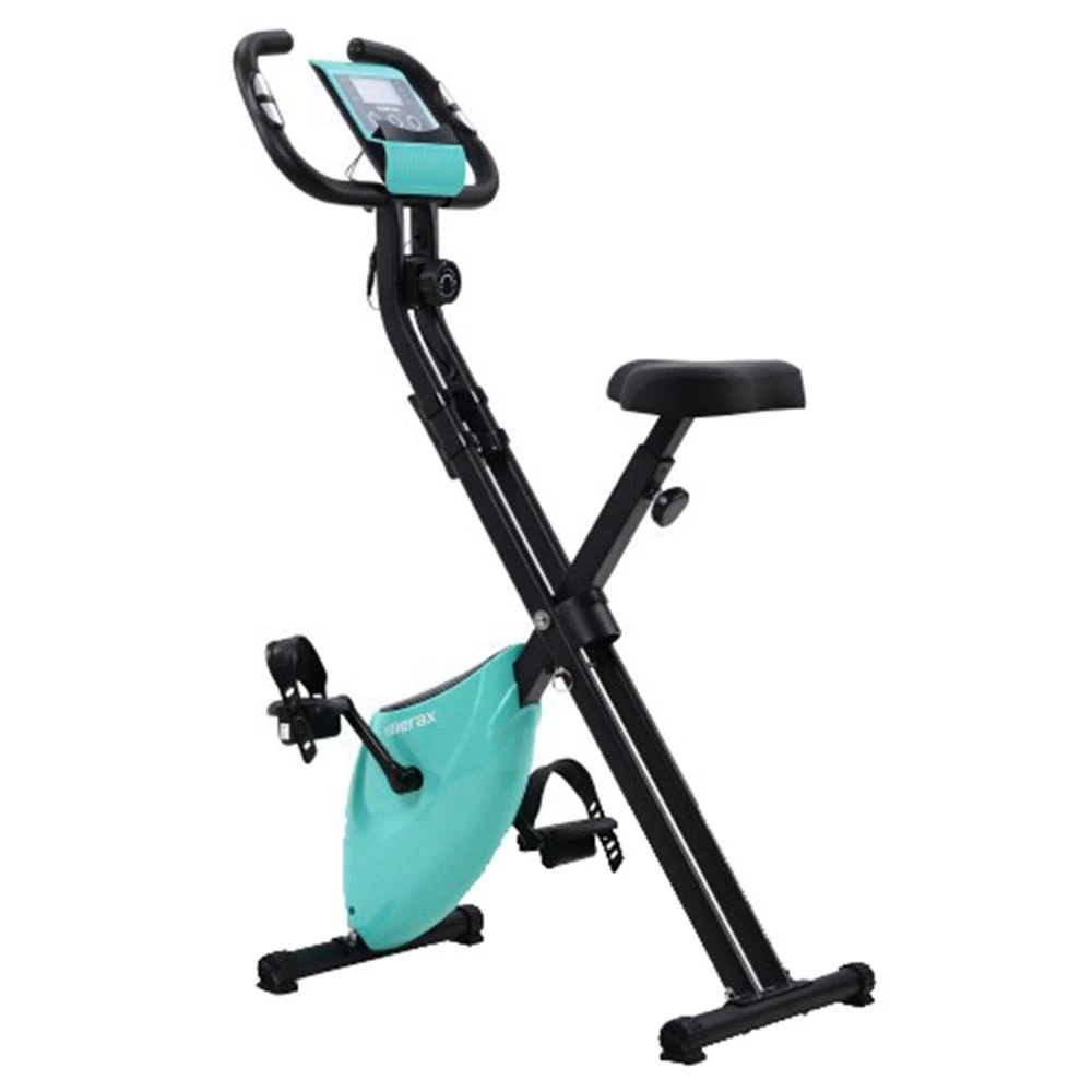 Merax X-Bike Lite Magnetic Foldable Exercise Bike With Padded Seat And LCD Console - Blue 3 Merax X-Bike Lite Magnetic Foldable Exercise Bike With Padded Seat And LCD Console - Blue