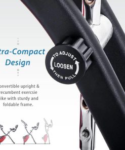 Merax X-Bike Exercise Bike Magnetic Folding Fitness Bike 2.5 Kg Flywheel LCD Display For Cardio Workout Cycling Indoor Exercise Training - Black Red 7 Merax X-Bike Exercise Bike Magnetic Folding Fitness Bike 2.5 Kg Flywheel LCD Display For Cardio Workout Cycling Indoor Exercise Training - Black Red -rockbros-shop merax x bike magnetic folding fitness bike black 1594370273277