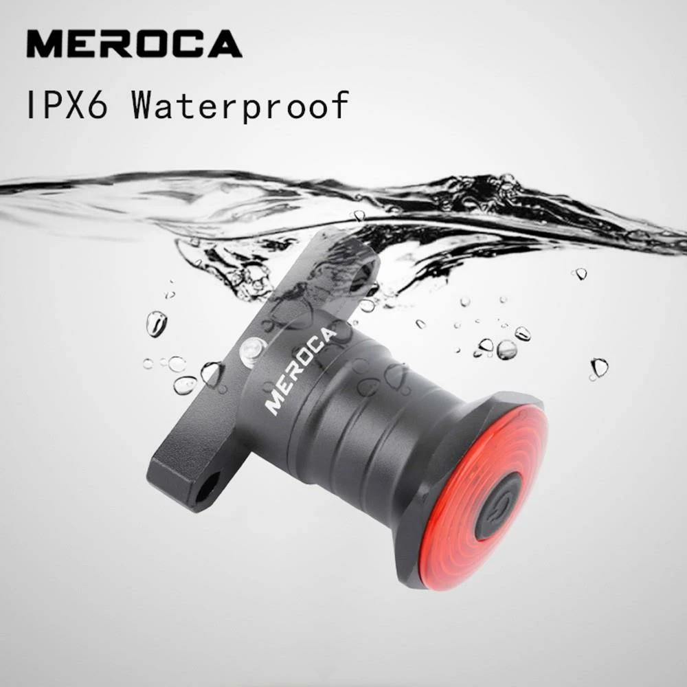 MEROCA WR15 Smart Bike Tail Light Brake Sensing Bicycle Rear Flashlight With 500mAh Battery 7 Light Modes For Saddle 7 MEROCA WR15 Smart Bike Tail Light Brake Sensing Bicycle Rear Flashlight With 500mAh Battery 7 Light Modes For Saddle - Image 5