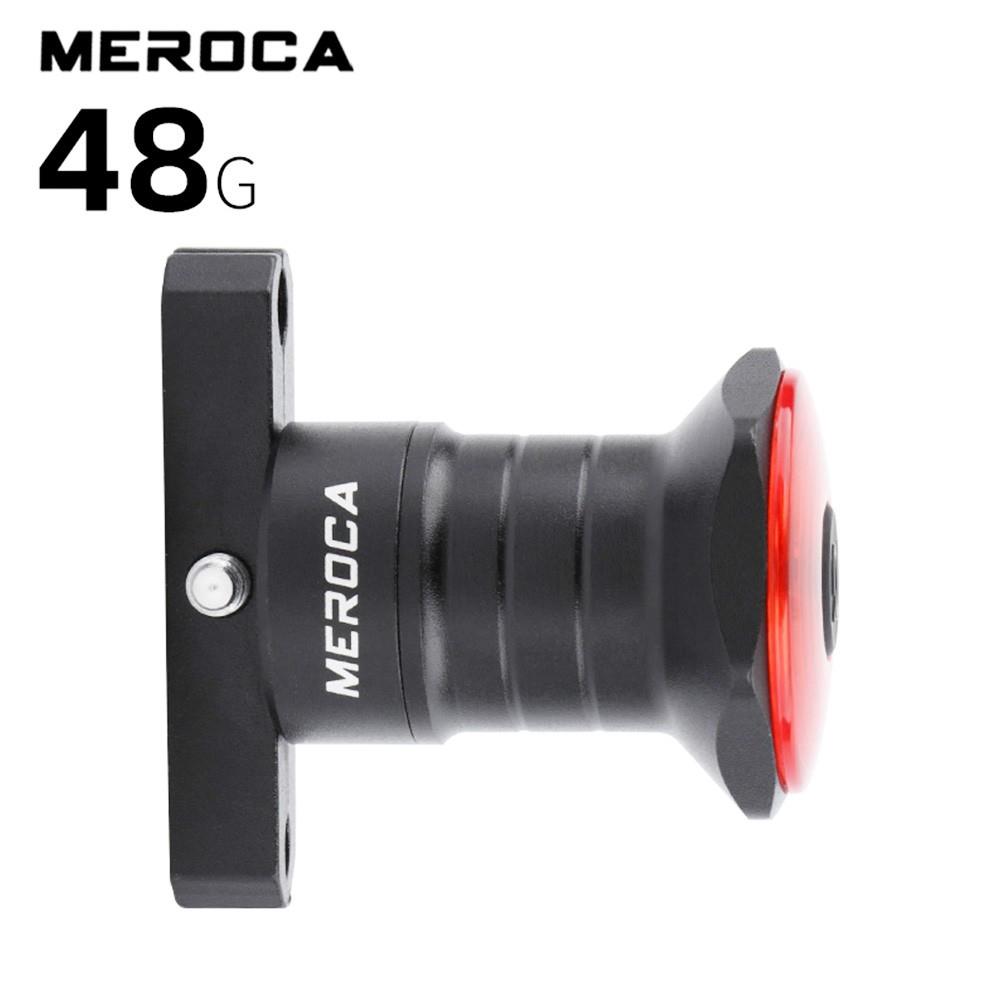 MEROCA WR15 Smart Bike Tail Light Brake Sensing Bicycle Rear Flashlight with 500mAh Battery 7 Light Modes for Saddle MEROCA WR15 Smart Bike Tail Light Brake Sensing Bicycle Rear Flashlight With 500mAh Battery 7 Light Modes For Saddle -rockbros-shop meroca wr15 bike saddle smart brake sensing tail light ceb796 1653478954240