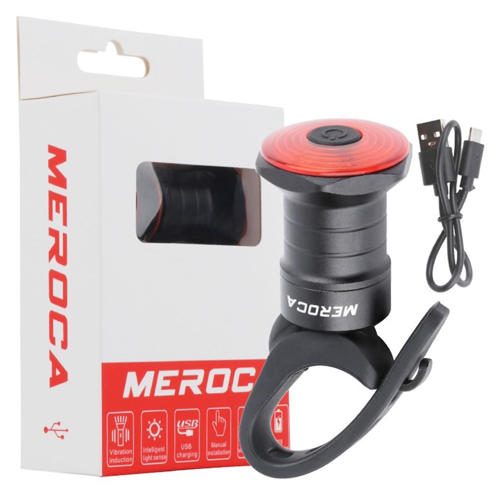 MEROCA WR15 Smart Bike Tail Light Brake Sensing Bicycle Rear Flashlight with 500mAh Battery 7 Light Modes for Seatpost MEROCA WR15 Smart Bike Tail Light Brake Sensing Bicycle Rear Flashlight With 500mAh Battery 7 Light Modes For Seatpost -rockbros-shop meroca wr15 bike seatpost smart brake sensing tail light 6d18b6 1653479062537