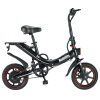 Niubility B14 Electric Moped Folding Bike 14 Inch 15Ah Battery Up To 100KM Mileage Max 25km/h 400W Motor Double Disc Brake - Black -rockbros-shop niubility b14 electric mopod folding bike 400w motor black 1e1e4e 1662195429516