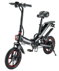 Niubility B14 Electric Moped Folding Bike 14 Inch 15Ah Battery Up To 100KM Mileage Max 25km/h 400W Motor Double Disc Brake - Black 7 Niubility B14 Electric Moped Folding Bike 14 Inch 15Ah Battery Up To 100KM Mileage Max 25km/h 400W Motor Double Disc Brake - Black -rockbros-shop niubility b14 electric mopod folding bike 400w motor black 7190b5 1662195432740