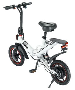 Niubility B14 Electric Moped Folding Bike 14 Inch 15Ah Battery Up To 100KM Mileage Max 25km/h 400W Motor Double Disc Brake - White -rockbros-shop niubility b14 electric mopod folding bike 400w motor white c6c61b 1662195686256