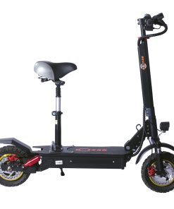 BEZIOR S1 Off-Road Electric Scooter 13Ah Battery 1000W Motor Up To 50KM Travel Mileage 10 Inch Wheel 45Km/h Disk Brake Aluminum Alloy Body - Black