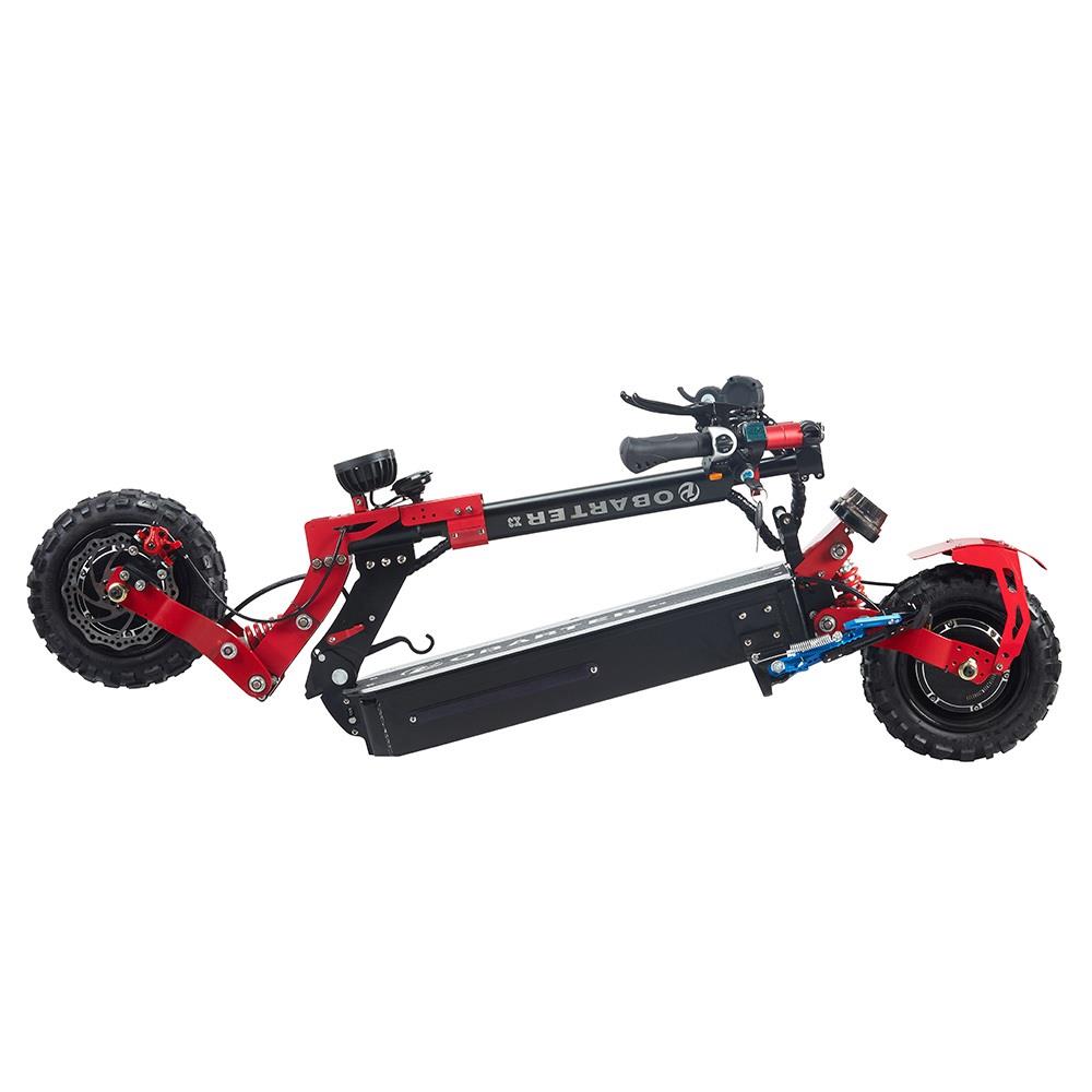 OBARTER X3 Folding Electric Sport Scooter 11" Off-road tyre 1200W x2 Brushless Motor 48V 20Ah Battery BMS 3 Speed Modes Dual Oil Disc Brake Max Speed 65KM/h LED Display 40-50KM Long Range - Black OBARTER X3 Folding Electric Sport Scooter 11" Off-road Tyre 1200W X2 Brushless Motor 48V 20Ah Battery BMS 3 Speed Modes Dual Oil Disc Brake Max Speed 65KM/h LED Display 40-50KM Long Range - Black -rockbros-shop obarter x3 folding electric sport scooter 20ah 1200w x2 motor black 1614049075622 1