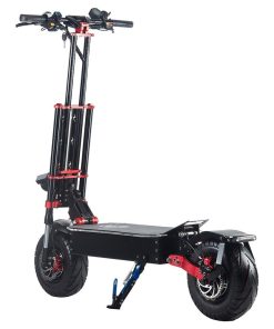 OBARTER X5 Folding Electric Sport Scooter 13" Off-road Tyre 2800W X2 Brushless Motor 60V 30Ah Battery BMS 3 Speed Modes Oil Disc Brake Max Speed 85KM/h LED Display 65km-75km Long Range - Black -rockbros-shop obarter x5 folding electric sport scooter 20ah 800w motor black 1614051443277 1