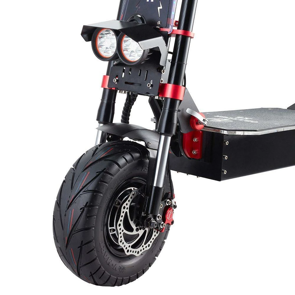 OBARTER X5 Folding Electric Sport Scooter 13" Off-road Tyre 2800W X2 Brushless Motor 60V 30Ah Battery BMS 3 Speed Modes Oil Disc Brake Max Speed 85KM/h LED Display 65km-75km Long Range - Black 8 OBARTER X5 Folding Electric Sport Scooter 13" Off-road Tyre 2800W X2 Brushless Motor 60V 30Ah Battery BMS 3 Speed Modes Oil Disc Brake Max Speed 85KM/h LED Display 65km-75km Long Range - Black - Image 6