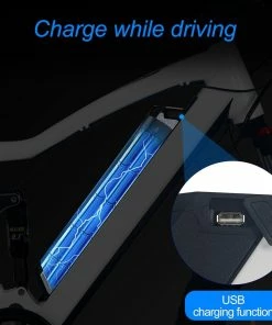 ONESPORT ONES1 Electric Bike 26*4.0 Inch Fat Tires 48V 500W Motor 10Ah Battery 25Km/h Max Speed Shimano 7 Speed - White -rockbros-shop ones1 electric bike 48v 500w motor 10ah battery 47545a 1666340171470