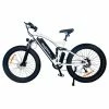 ONESPORT ONES1 Electric Bike 26*4.0 Inch Fat Tires 48V 500W Motor 10Ah Battery 25Km/h Max Speed Shimano 7 Speed - White -rockbros-shop ones1 electric bike 48v 500w motor 10ah battery c836b0 1666340171255