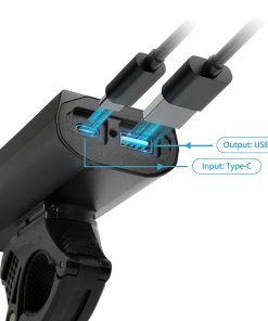 OOLACTIVE YQ-Y20 Bicycle Headlights 5200mAh Battery 1200 Lumes With Battery Indicator - Black 5 OOLACTIVE YQ-Y20 Bicycle Headlights 5200mAh Battery 1200 Lumes With Battery Indicator - Black -rockbros-shop oolactive Y35 Black USB Rechargeable 1200 Lumens Bike Headlight 507085 3