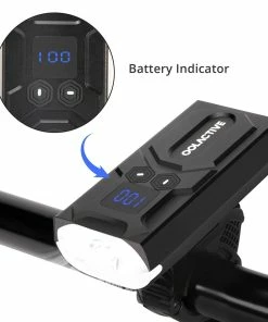 OOLACTIVE YQ-Y20 Bicycle Headlights 5200mAh Battery 1200 Lumes With Battery Indicator - Black 12 OOLACTIVE YQ-Y20 Bicycle Headlights 5200mAh Battery 1200 Lumes With Battery Indicator - Black -rockbros-shop oolactive Y35 Black USB Rechargeable 1200 Lumens Bike Headlight 507085 4