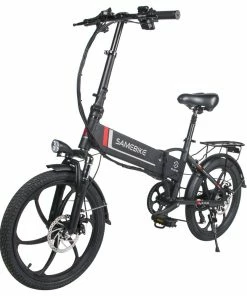 Samebike 20LVXD30 20 Inch Portable Folding Electric Bike 10Ah Battery Shimano 7 Speed Smart Moped Bicycle 350W Motor Max 35km/h Aluminum Alloy LED Front Light Adjustable Heights - Black 10 Samebike 20LVXD30 20 Inch Portable Folding Electric Bike 10Ah Battery Shimano 7 Speed Smart Moped Bicycle 350W Motor Max 35km/h Aluminum Alloy LED Front Light Adjustable Heights - Black -rockbros-shop samebike 20lvxd30 folding electric moped bike black 1574132171580