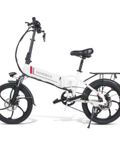 Samebike 20LVXD30 20 Inch Portable Folding Electric Bike 10Ah Battery Shimano 7 Speed Smart Moped Bicycle 350W Motor Max 35km/h Aluminum Alloy LED Front Light Adjustable Heights - White 5 Samebike 20LVXD30 20 Inch Portable Folding Electric Bike 10Ah Battery Shimano 7 Speed Smart Moped Bicycle 350W Motor Max 35km/h Aluminum Alloy LED Front Light Adjustable Heights - White -rockbros-shop samebike 20lvxd30 folding electric moped bike white 1574132174285