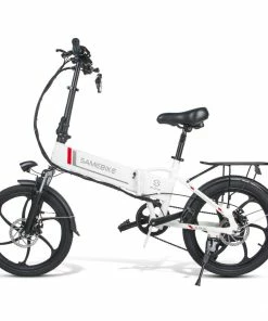 Samebike 20LVXD30 20 Inch Portable Folding Electric Bike 10Ah Battery Shimano 7 Speed Smart Moped Bicycle 350W Motor Max 35km/h Aluminum Alloy LED Front Light Adjustable Heights - White 11 Samebike 20LVXD30 20 Inch Portable Folding Electric Bike 10Ah Battery Shimano 7 Speed Smart Moped Bicycle 350W Motor Max 35km/h Aluminum Alloy LED Front Light Adjustable Heights - White -rockbros-shop samebike 20lvxd30 folding electric moped bike white 1574132174285