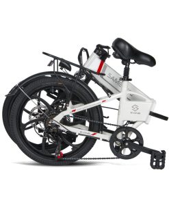 Samebike 20LVXD30 20 Inch Portable Folding Electric Bike 10Ah Battery Shimano 7 Speed Smart Moped Bicycle 350W Motor Max 35km/h Aluminum Alloy LED Front Light Adjustable Heights - White 6 Samebike 20LVXD30 20 Inch Portable Folding Electric Bike 10Ah Battery Shimano 7 Speed Smart Moped Bicycle 350W Motor Max 35km/h Aluminum Alloy LED Front Light Adjustable Heights - White -rockbros-shop samebike 20lvxd30 folding electric moped bike white 1574132174910