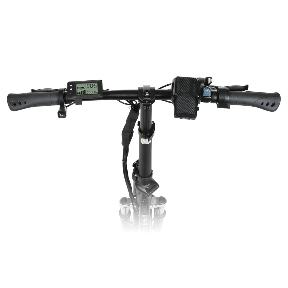 SAMEBIKE JG20 Smart Folding Electric Moped Bike 350W Motor 10Ah Battery Max 32km/h 20 Inch Tire - Black SAMEBIKE JG20 Smart Folding Electric Moped Bike 350W Motor 10Ah Battery Max 32km/h 20 Inch Tire - Black -rockbros-shop samebike jg20 smart folding electric bike 350w motor black 8df685 1661851310077