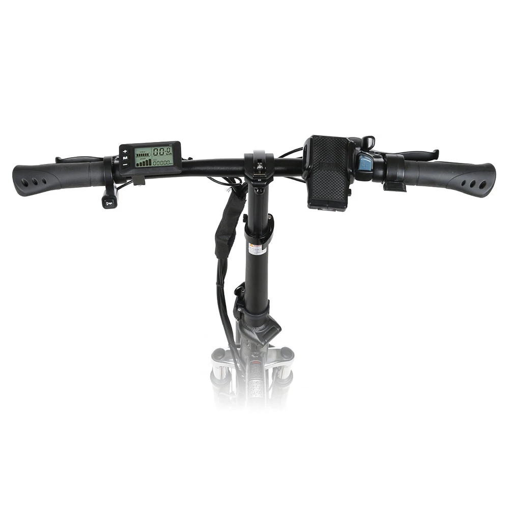 SAMEBIKE JG20 Smart Folding Electric Moped Bike 350W Motor 10Ah Battery Max 32km/h 20 Inch Tire - Black 6 SAMEBIKE JG20 Smart Folding Electric Moped Bike 350W Motor 10Ah Battery Max 32km/h 20 Inch Tire - Black - Image 4