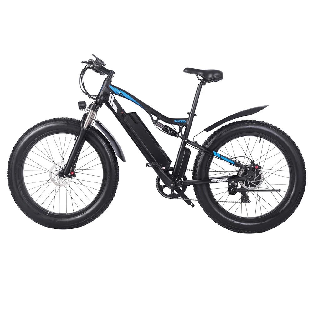 Shengmilo MX03 1000W 48V 17Ah 26 Inch E-bike 40km/h Max Speed 40-50km Mileage Range 180kg Max Load Electric Bike - Black 6 Shengmilo MX03 1000W 48V 17Ah 26 Inch E-bike 40km/h Max Speed 40-50km Mileage Range 180kg Max Load Electric Bike - Black - Image 4