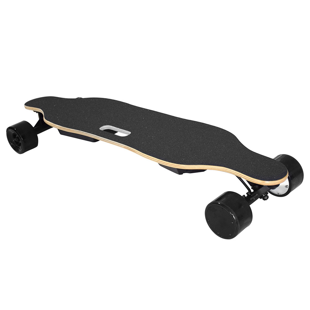 SYL-06 Electric Skateboard Dual 350W Motors 4000mAh Battery Max Speed 35km/h With Remote Control - Black SYL-06 Electric Skateboard Dual 350W Motors 4000mAh Battery Max Speed 35km/h With Remote Control - Black -rockbros-shop syl 06 electric skateboard black 1571991633506
