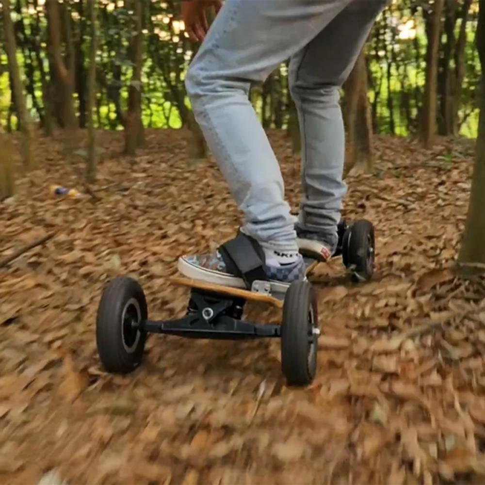 SYL-08 V3 Version Electric Off Road Skateboard With Remote Control 1450W Motor Up To 38km/h 10Ah Battery Maple Plank 8 Inch Wheel Max Load 130kg Left Foot Front Regular Stance - Black 8 SYL-08 V3 Version Electric Off Road Skateboard With Remote Control 1450W Motor Up To 38km/h 10Ah Battery Maple Plank 8 Inch Wheel Max Load 130kg Left Foot Front Regular Stance - Black - Image 6